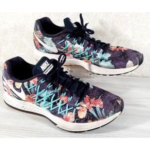 Nike Men's 13 Air Zoom Pegasus 32 724380-401 Floral Running Shoes Sneakers